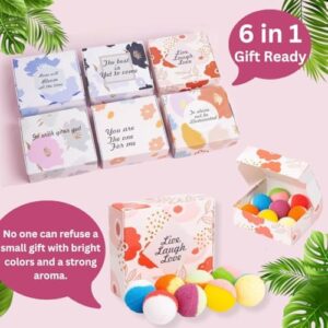 48 Natural & Organic Bath Bombs for Women and Kids, Rich in Essential Oils, Relaxation and Stress Relief, BathBombs Gift Set for Mothers Day, Christmas, Valentines Day & Birthday - Image 4