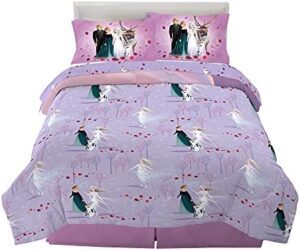 Disney Frozen 2 Kids Bedding Super Soft Comforter And Sheet Set, 5 Piece Full Size, "Official" Disney Product By Franco - Image 2