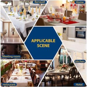 Chair Covers, Dining Room Chair Covers, Stretch Kitchen Chair Covers/Dining Room Chair Covers Set of 6, Removable Washable Dining Chair Slipcovers for Home, Hotel, Banquet - Image 6