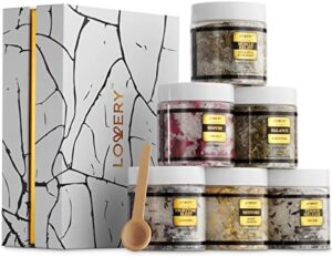 Epsom Bath Salts Gift Set, Relaxing Spa Salt W/Essential Oils, Mothers Day Gifts for Mom, Wife - Lavender, Eucalyptus, Lemon Basil, Coconut, Tea Tree, Honey Almond Salt, Self Care Gifts for Women