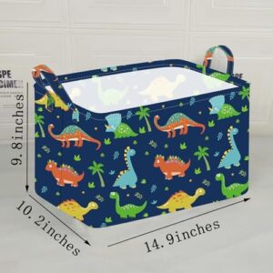 Rectangle Kids Shelf Basket Nursery Storage Basket Laundry Basket Laundry Hamper with Handles,Baby Toys Storage Box and Bins Toys Gift Basket for Boys and Girls - Image 2