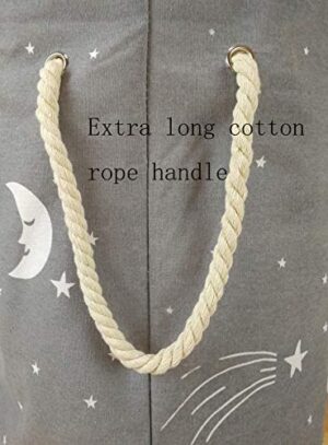 Kids Laundry Basket Girls Unicorn Room Decor,Large Storage Box Canvas Baby Hamper Nursery Bins,Boys and Girls Toy Box,Gift Baskets for Home - Image 8