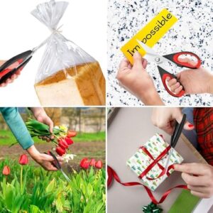 iBayam Kitchen Scissors All Purpose Heavy Duty, Kitchen Utensils Set, Stainless Steel Cooking Utensils Gadgets, Meat Poultry Food Shears Dishwasher Safe Utility Tools Home Gift, with Protective Sheath - Image 8