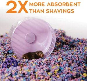 Carefresh 99% Dust-Free Confetti Natural Paper Small Pet Bedding with Odor Control, 10 L - Image 4