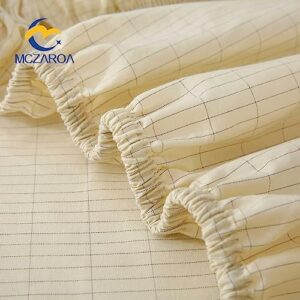 Grounding Sheets King Size Organic Cotton 90% Silver 10% – Silver Fiber Infused Conductive Bedding for Improved Sleep & Wellness (White, King - 76"x80"x15") - Image 7