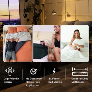 THE LAD COLLECTIVE 3.0-4-Piece Bedding Set with Fitted Sheet, Top Sheet & 2 Pillowcases - Luxury Bed Sheets for Full Size Beds - Premium Bedroom Essentials - Malibu White/California King - Image 3