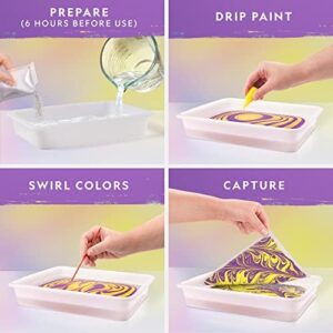 National Geographic Marbling Paint Kit for Kids - Create 12 Sheets of Marble Art with Paints & Water, Painting Arts and Crafts Kit (Amazon Exclusive) - Image 3