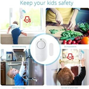 Door Window Alarm, 4 Pack 120DB Pool Alarm for Door, Home Security for Kids Safety - Image 7