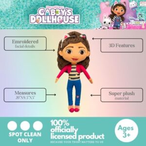 Franco DreamWorks Gabby's Dollhouse Kids Bedding Super Soft Plush Decorative Throw Cuddle Pillow, (Officially Licensed Product) - Image 3