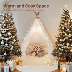 Kids Teepee Tent for Kids,Kids Play Tent for Girls & Boys, Gifts Playhouse for Kids Indoor Outdoor Games, Kids Toys House for Baby (Teepee Tent for Kids) - Image 7