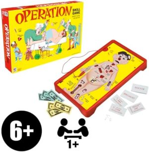 Operation Electronic Board Game, Family Games for Kids Ages 6+, Kids Board Games for 1+ Players, Funny Games for Kids, Kids Gifts (Amazon Exclusive) - Image 9