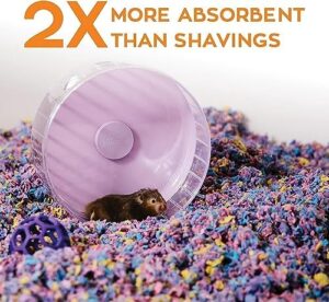 Carefresh 99% Dust-Free Confetti Natural Paper Small Pet Bedding with Odor Control, 23 L - Image 5