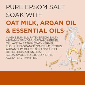 Dr Teal's Pure Epsom Magnesium Salt Soak, Soothe & Comfort with Oat Milk & Argan Oil, 3 lbs - Image 10
