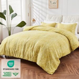 King Size Spring Comforter Set, Soft Comforter for All Season, 3 Pieces Lightweight Bedding Set, 1 Comforter and 2 PillowShams - Image 2