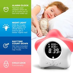 Stay-in-Bed Clock for Kids - Toddler Sleep Trainer, Night Light & Alarm - Image 3