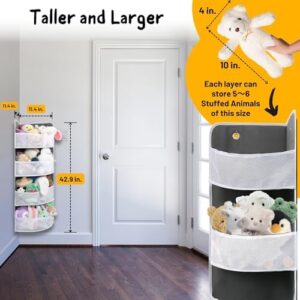 Ofiray-home Soft Corner Shelf | Safe Hanging Organizer | Child-Friendly Wall Mount Storage | for Sundries, Toys, Stuffed Animals, Diapers | for Pantry Closet Bedroom Nursery Organization 1-Pack - Image 2