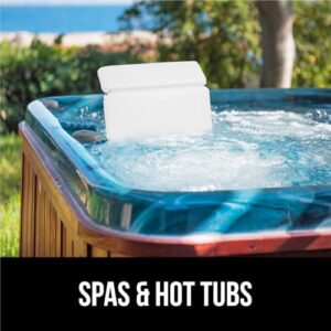 GORILLA GRIP Bath Pillow for Tub, Improved Suction Cups, Luxury Bathtub Pillows, Headrest for Neck and Back Support, Relaxing Home Spa, Hot Tubs and Bathroom Essentials, Gifts for Women, 2 Panel White - Image 9