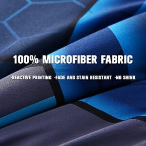 JQinHome Full Gamer Comforter Set,6 Piece Bed in A Bag 3D Video Game Bedding -All Season Down Alternative Gamer Bedding Sets - (Blue Game Controller) - Image 8