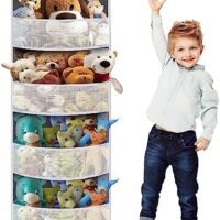 Ofiray-home Soft Corner Shelf | Safe Hanging Organizer | Child-Friendly Wall Mount Storage | for Sundries, Toys, Stuffed Animals, Diapers | for Pantry Closet Bedroom Nursery Organization 1-Pack