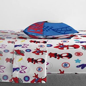 Jay Franco Marvel Spidey and His Amazing Friends Team Spidey 5 Piece Twin Size Bed Set - Includes Comforter & Sheet Set Bedding - Super Soft Fade Resistant Microfiber (Official Marvel Product) - Image 4