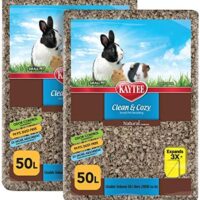 Kaytee Clean & Cozy Natural Paper Bedding, Made for Small Animals, 100 Liters
