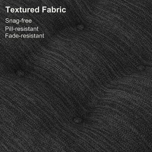 Shinnwa Dining Chair Cushions Set of 4, Dual-Layer Memory Foam Kitchen Chair Cushions, Patented Design Seat Pads with Ties, 16.5 x 16.5 x 3.5in, 4 Pack, Charcoal - Image 4