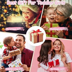 Pink Princess Tent Toys for 1 Year Old Girl Gifts Ball Pit for 1st Birthday Girl Gift Toddler Girl Easy Pop Up&Fold Up Indoor & Outdoor Use(Balls Not Included) - Image 5