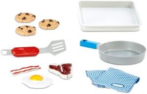 Little Tikes First Oven Realistic Pretend Play Appliance for Kids, Play Kitchen with 11 Accessories and Realistic Cooking Sounds, Unique Toy Multi-Color, Ages 2+ - Image 2