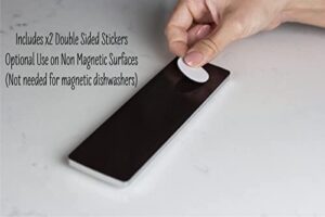 Dishwasher Magnet Clean Dirty Sign, Clean Dirty Magnet for Dishwasher, Rustic Farmhouse Kitchen Decor, Magnetic Dish Washer Sign Indicator, Sliding Rustic Dish Washer Signs, Black & White Wood - Image 5