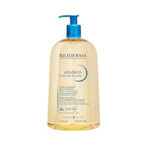 Bioderma Atoderm Shower Oil, Cleansing Oil For Face & Body, Nourishing Cleansing Oil For Dry to Atopic Sensitive Skin For Softer & Smooth Skin For Your Whole Family