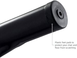 Amazon Basics Metal Dining Chairs, Easy to Assemble, Sturdy, 4 Pack, 20.1" D x 17.1" W x 33.5" H, Matte Black - Image 5