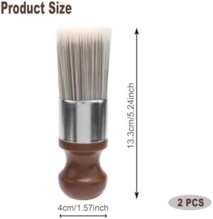 Salve Bruch for Furniture, Soft Household Leather Brush for Leather-Wood Sofa Repair, Wood Furniture Brush Fix and Protect for Home -Salve Not Include(2pcs) - Image 2