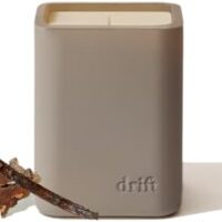 Drift Vanilla Woods Scented Candle - Clean Oil Premium Home Decor Fragrance - 60 Day Burn Time - 10.5 oz