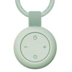 Portable Baby Sound Machine [White Noise for Babies Kids Adults][Sleep Soother][Timer Function][12 Soothing Sounds] 15 Hours Battery Life, Registry Gift,Shower,Clips on Baby Stroller.Mint