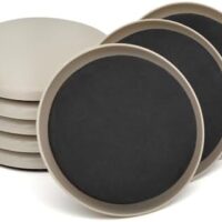 Furniture Sliders, 8 Pcs 3 1/2'' Furniture Sliders Pads for Hardwood Floors, Chair Legs Floors Protectors, Reusable Round Glides Glider, Heavy Duty Furniture Movers Sliders