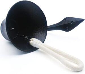 Hanging Bell Dinner Bell Outdoor Bell Bracket Mount Wall Bell Indoor Rope Bell Ship/Boat/Nautical/Door/School/Reception/Home/Church Bell (Pro-Copper) - Image 5