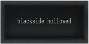 Esur Home Office Desk Black Decor - Inspirational Farmhouse Wooden Box Sign - Everything is Figureoutable - Image 7