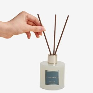 Cocorrína Premium Reed Diffuser Set with Preserved Baby's Breath & Cotton Stick Cashmere Vanilla | 6.7oz Scent Fragrance Oil Diffuser for Bedroom Bathroom Home Décor - Image 6