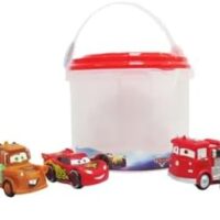 Official Bath Set (Pixar Cars) - Kids Bath Accessories with Beloved Disney Characters - Colorful and Fun Bath Time Essentials for Kids - Suitable for All Ages