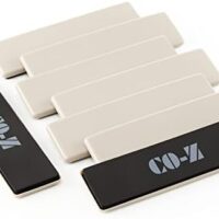 CO-Z Large Furniture Sliders - 8 Pack, 2 1/2" x 9" Rectangle Reusable Furniture Sliders for Carpet, Heavy-Duty Furniture Gliders Movers for Hardwood Floors, Plastic Moving Pads for Heavy Furniture