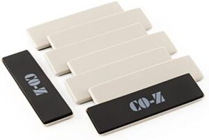 CO-Z Large Furniture Sliders - 8 Pack, 2 1/2" x 9" Rectangle Reusable Furniture Sliders for Carpet, Heavy-Duty Furniture Gliders Movers for Hardwood Floors, Plastic Moving Pads for Heavy Furniture