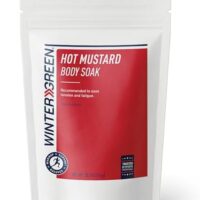 Hot Mustard Body Bath Soak, Magnesium, Mustard Seed Powder, Wintergreen Oil Recommend to Ease Tension and Fatigue, 10 100g Sachets per Pack (35.3 Oz)