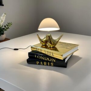 Decorative Books for Home Decor with Small Birds Statues Gold Home Decoration, Modern Style Coffee Table Book Decor, Stacked Books for Bedroom, Living Room, Office Desktop, Cabinets Shelf Decor - Image 7
