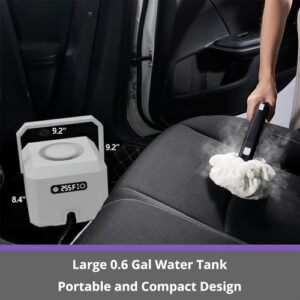 Steam Cleaner: 50s Fast Heat-up Steamer for Home Furniture Mattress Surface Bed Bathroom Tile Grout Hardwood Floor Cleaning White - Image 4