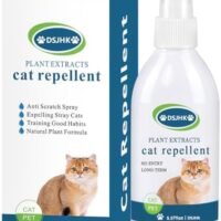 Enhanced Cat Deterrent Spray Indoor, Cat Repellent Indoor and Outdoor for Cat and Kitten, Protecting Furniture, Effective Cat Scratch Deterrent Training Aid for Furniture, Sofas, Rugs, Curtain, 150ml