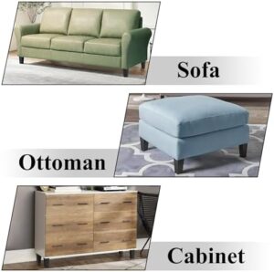 AORYVIC 6 inch Furniture Legs Black Couch Legs Set of 4 Ottoman Replacement Sofa Legs for Sectional, Dresser, Recliner, Nightstand (6 inch (4pcs)) - Image 3
