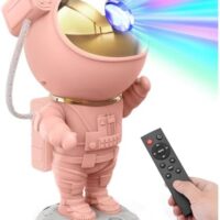 Mooyran Star Projector, Galaxy Projector for Bedroom, Remote Control & Time Space Projection Lamp, Night Light for Kids Adults Gaming Room, Home Theater, Ceiling, Room Decor (Pink Exclusive)