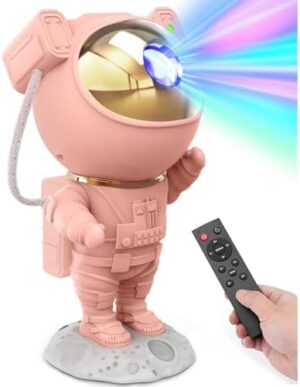 Mooyran Star Projector, Galaxy Projector for Bedroom, Remote Control & Time Space Projection Lamp, Night Light for Kids Adults Gaming Room, Home Theater, Ceiling, Room Decor (Pink Exclusive)