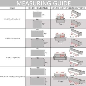 hyha Couch Cover for Dogs, Boho Sofa Covers for 3 Cushion Couch Washable, Chenille Sofa Slipcover for Pets, Soft Loveseat Sectional Couch Throw Blankets with Tassels (Beige, 71x118 Inch) - Image 7