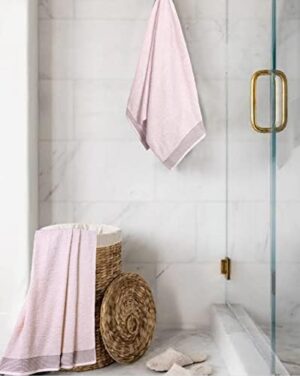 Belizzi Home Ultra Soft 2 Pack Oversized Bath Towel Set 28x55 inches, 100% Cotton Large Bath Towels, Ultra Absorbant Compact Quickdry & Lightweight Towel, Ideal for Gym Travel Camp Pool - Pink - Image 4